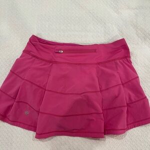 Lululemon Pace Rival Mid-Rise Skirt 12” SONIC PINK